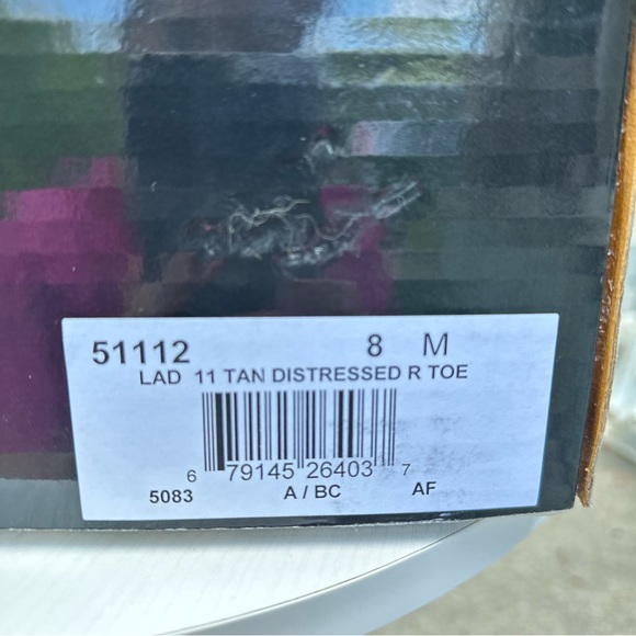 Laredo Cowboy Boots Women's Size 8M Maddie Round Toe Cowboy Boots Western - Picture 14 of 16